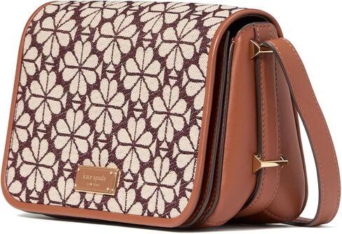 kate spade new york Women's Spade Flower Jacquard Flap Crossbody in Saudi Arabia