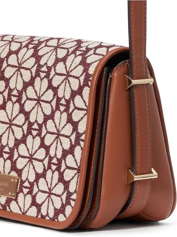 kate spade new york Women's Spade Flower Jacquard Flap Crossbody in Saudi Arabia