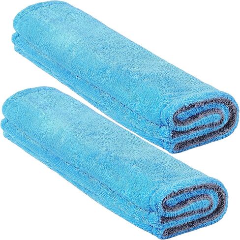 Mudder 2 Pack 20 x 40 Inches 660 GSM Microfiber Towels Drying Towel Car Wash Towels Detailing Buffing Polishing Microfiber Cloth for Home Cleaning in Saudi Arabia