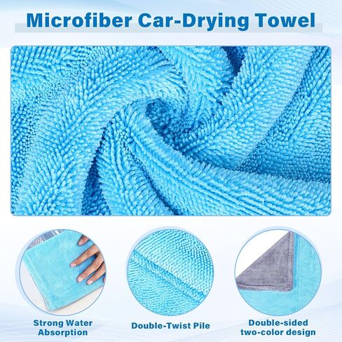 Mudder 2 Pack 20 x 40 Inches 660 GSM Microfiber Towels Drying Towel Car Wash Towels Detailing Buffing Polishing Microfiber Cloth for Home Cleaning in Saudi Arabia