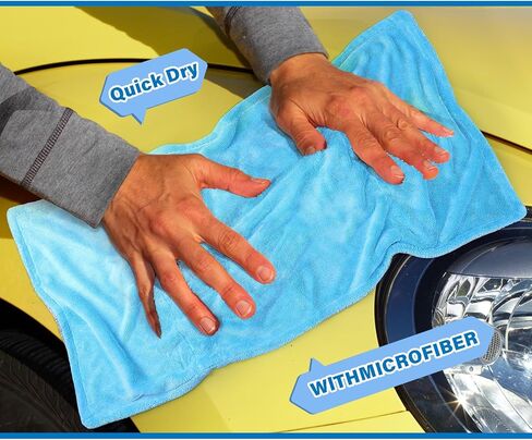 Mudder 2 Pack 20 x 40 Inches 660 GSM Microfiber Towels Drying Towel Car Wash Towels Detailing Buffing Polishing Microfiber Cloth for Home Cleaning in Saudi Arabia