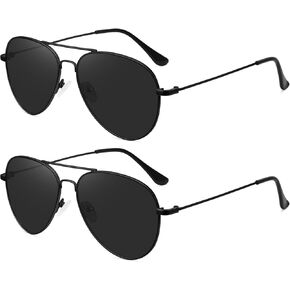 WOWSUN Classic Polarized Aviator Sunglasses for Women Men
