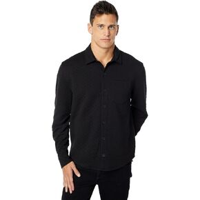 Vince Men's Quilted Double Knit Shirt Jacket