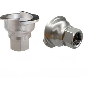 26003 PPS 2.0 Universal Spray Gun Adapter, 16 mm Female Interface 1.5 mm Thread 2PCS