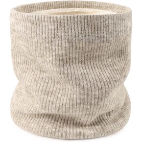 Unisex Fleece Lined Neck Warmer Ski Face Neck Gaiter Winter Infinity Scarf for Women Men