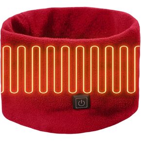 Neck warmer, 3speed temperature control, USB charging, 360° full neck instant heating in 10s, windproof and cold-proof neck protector (Battery not include)