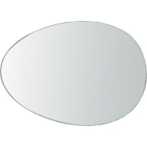 51162755629 Mirror Glass with Full Size Adhesive Driver Side View Left LH Compatible with Mini Cooper 2007-2013