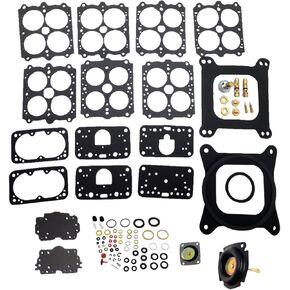 37-119 Carburetor Rebuild Kit with 135-11 Vacuum Secondary Diaphragm Compatible with 3-200 4160 Vacuum Secondary 390 600 750 CFM 1850 3310 6909 Road Demon JR