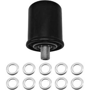 Automatic Transmission Oil Filter Fit For Honda Accord Odyssey Pilot, Acura NSX CL EL TL, Replace 25450-P7W-003 25450P7W003, With 10 Pack Oil Drain Plug Washers