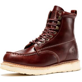 ROCKROOSTER Norwood - Moc Toe Soft Toe Anti-fatigue Comfortable Work Boots for Men SAP600