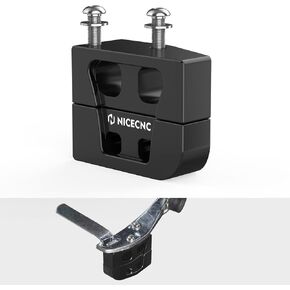 Black Bracket Lifting Block 1" / 2" Kickstand Lift Block Compatible with Harley Road King FLHR 1994-2024, Road King Special FLHRXS 2017-2024, treet Glide FLHX 2006-2024, See Fitment