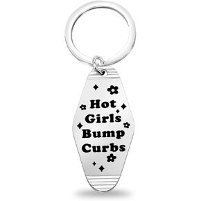 CENWA Hot Bad Driver Motel Keychain Funny Keychain Gift For Teens New Car Gift