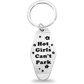 CENWA Hot Bad Driver Motel Keychain Funny Keychain Gift For Teens New Car Gift