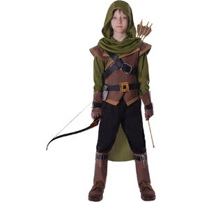 Spooktacular Creations Robin Hood Child Costume, Robin Costume for KIds Boys Halloween Costume Dress Up in Saudi Arabia