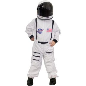 Lulu Home Halloween Kids Astronaut Costume with Space Helmet, X-Small, Small, Medium, Large, X-Large
