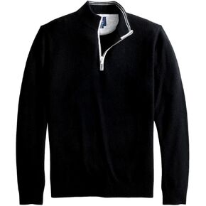 johnnie-O Men's Mayfair Quarter-Zip Sweater, Black