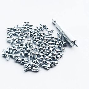 9mm Tire Studs for Boots, 200pcs Carbide Screw Anti-Slip Studs for Bicycle,Winter Shoes,Bike,Motorbike,Reusable Anti-ice Snow Spikes with Installation Sleeve