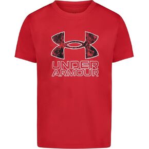 Under Armour UA TECH CORE Print Fill SS, Red/Camo Logo, 4