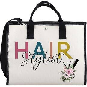 XYANFA Hair Stylist Tote Bag Cosmetologist Tote Bag Hairstylist Gift Barber Bag Hairdresser Tote Bag