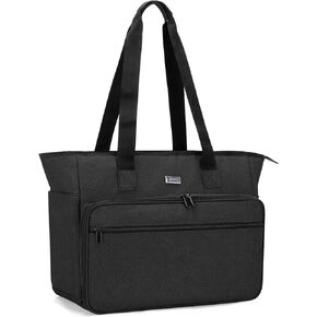 Trunab Teacher Bag Tote, Large Utility Tote for Women with Multiple Pockets Fits 15.6'' Laptop for Work, Office, Business