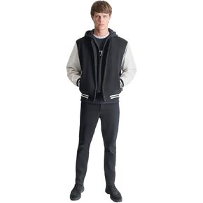 DKNY Men's Water Resistant Hooded Fashion Bomber Jacket