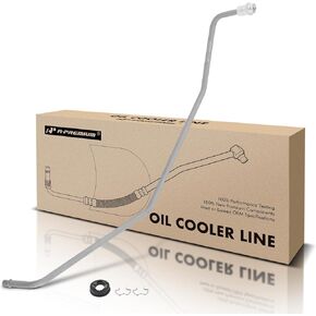 A-Premium Automatic Transmission Oil Cooler Line Hose Assembly Compatible with Chevrolet Trailblazer SSR GMC Envoy Buick Rainier Isuzu Ascender Saab