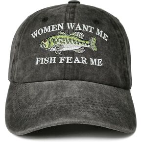 Fish Fear Me Women Want Me Hats