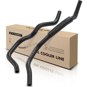 A-Premium Automatic Transmission Oil Cooler Line Hose Assembly Compatible with Dodge Caravan/Grand Caravan Chrysler Town & Country Plymouth Voyager