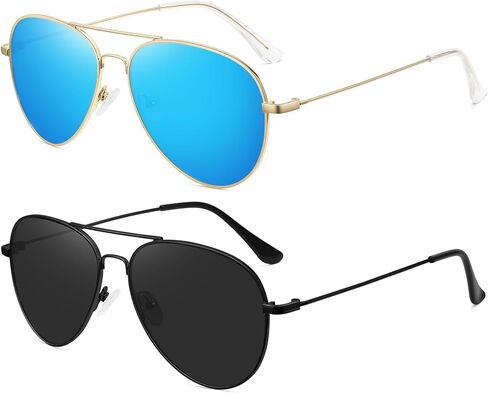 WOWSUN Classic Polarized Aviator Sunglasses for Women Men in Saudi Arabia