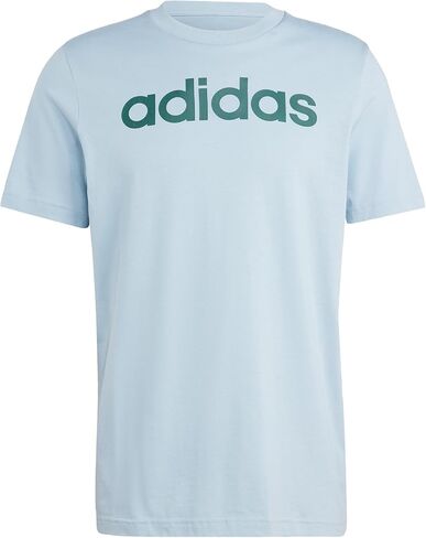 قميص adidas Essentials الرجالي ذو الجيرسيه الخطي المطرز بشعار T in Saudi Arabia