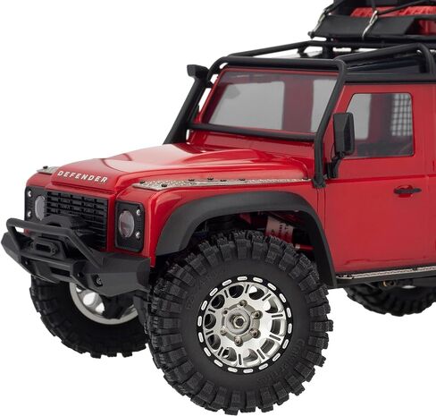 مجموعة إطارات عجلات MEUS RACING 1.2 Beadlock حافة نحاسية لسيارة TRX4M SCX24 FCX24 AX24 1/24 1/18 RC، سلبية 4 مم 42 جرام (نموذج فضي A) in Saudi Arabia