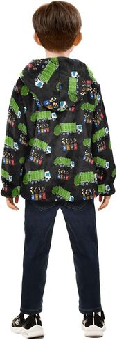Boys Fleece Jacket Hooded Autumn Winter Long Sleeve Thick Warm Outerwear;3-10 Years Kids Cute Fuzzy Jacket in Kuwait