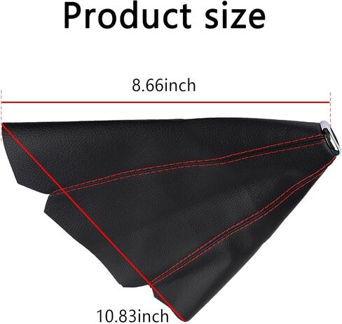 Car Shift Boot,Carbon Fibre Leather Gear Shift Cover for Dust Prevention & Protection,Universal Car Interior Accessories Manual Automatic Shift Knob Cover(Black) in Saudi Arabia