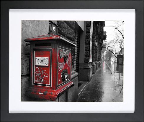 BOJIN 10x12 Picture Frames Black, Solid Wood Display Pictures 8x10 with Mat or 10x12 Without Mat, Table Top Home Decoration or Wall Hanging Photo Frame in Saudi Arabia