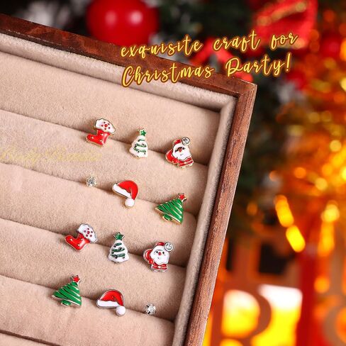 BodyBonita 3pcs 20G Nose Studs 316 Stainless Steel Christmas Nose Rings Studs L-Shaped Nose Piercings Bone Nose Stud CZ Nostril Daith Tragus Piercing Jewelry for Women Men in Kuwait