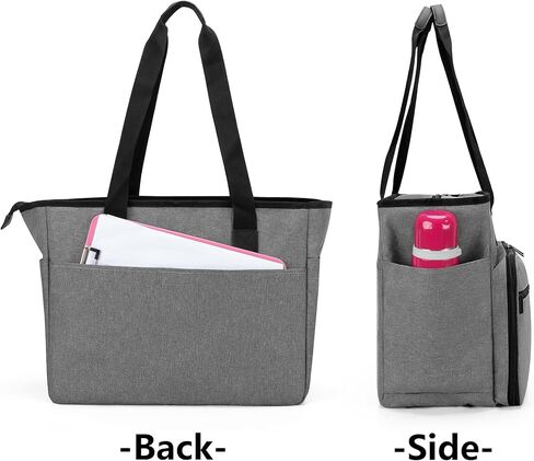 حقيبة تروناب للمعلم، حقيبة كبيرة للنساء مع جيوب متعددة تناسب كمبيوتر محمول مقاس 15.6 بوصة للعمل والمكتب والأعمال التجارية in Kuwait