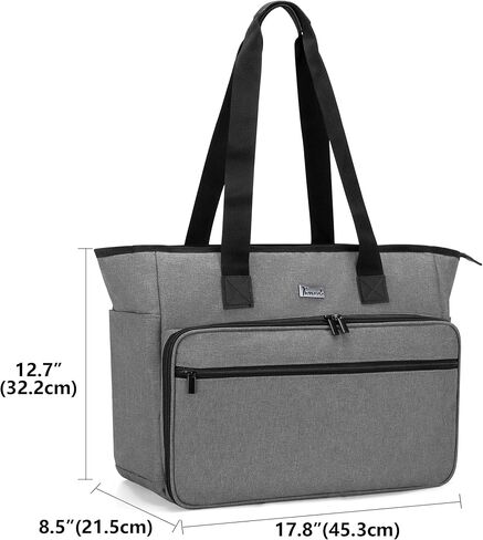 حقيبة تروناب للمعلم، حقيبة كبيرة للنساء مع جيوب متعددة تناسب كمبيوتر محمول مقاس 15.6 بوصة للعمل والمكتب والأعمال التجارية in Kuwait