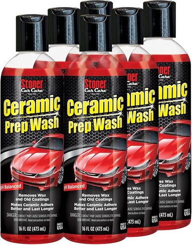 Stoner Car Care 91113 Ceramic Prep Car Wash Soap Removes Waxes, Sealants, Glazes, and Old Coatings to Prepare Automotive Paint for Ceramic Applications, Safe for All Finishes, 16 Fl Oz, Pack of 1 in Kuwait