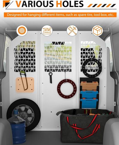 حاجز أمان MELIPRON Van مناسب لسيارة Ford Transit Connect in Kuwait