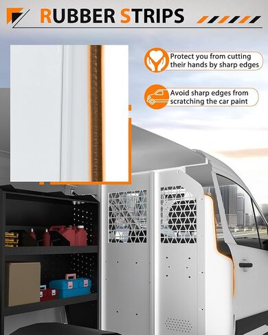 حاجز أمان MELIPRON Van مناسب لسيارة Ford Transit Connect in Kuwait