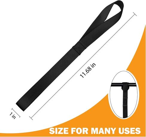 Soft Loop Tie Down Straps, Heavy Duty Anchor Hook Extension Stretch Straps for Ratchet Belt for Trailers, Suitable for Trailers, Bicycles, Motorcycles, Cargo, Kayaks,Dirt Bikes,Handlebar, Workout,Gym in Saudi Arabia