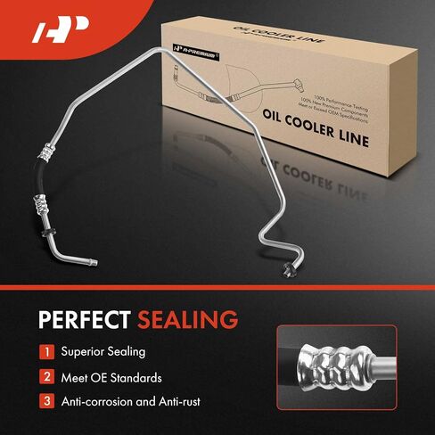 مجموعة خرطوم مبرد زيت ناقل الحركة الأوتوماتيكي A-Premium متوافقة مع شيفروليه سيلفرادو 2500 3500 جي إم سي سييرا 2500 HD 3500 Classic V8 6.6L in Kuwait