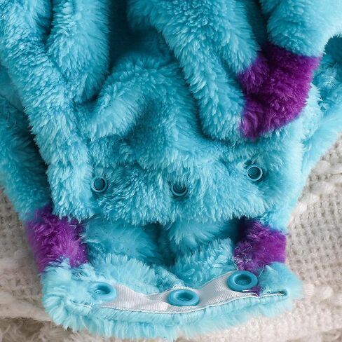 Halloween Baby Clothes Toddler Girl Boy Animal Outfit Fuzzy Warm Hooded Zipper Romper Funny Carnival Cosplay Clothes in Kuwait