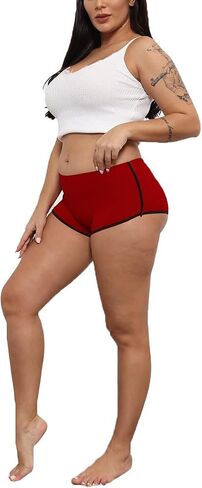 شورت غنيمة مثير للنساء، سراويل داخلية مطبوعة ومضحكة، مقاس كبير، ملابس داخلية رياضية غير مطيعة، ملابس داخلية للتمرين in Saudi Arabia