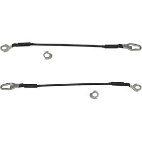TRQ Tailgate Cable Set Compatible with 1983-1992 Ford Ranger