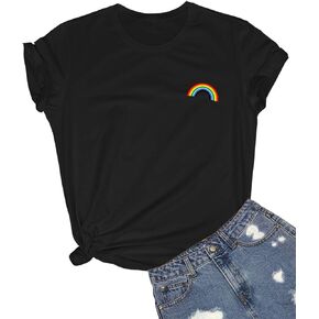 LOOKFACE Women Cute T Shirt Junior Tops Teen Girls Graphic Tees