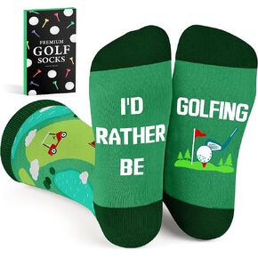 VICRAZY Golf Gifts for Men, Golf Socks for Men - Golf Accessories for Men - Golf Stuff, Stocking Stuffers for Men