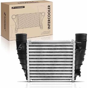 A-Premium Intercooler Charge Air Cooler Compatible with Audi A4 A4 Quattro, 2005-2008 2.0L, Turbocharged, Right Passenger Side, Replace# 8E0145806M