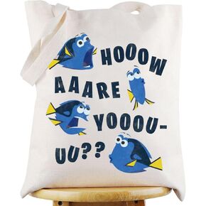 WZMPA Fish Dory Tote Bag Dory Fans Gift How Are You Dory Shoulder Bag Dory Merchandise