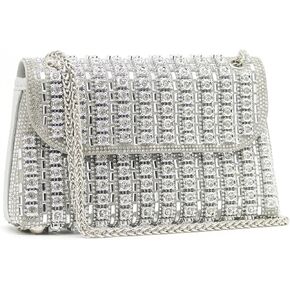 Clutch Purses for Women Sparkly Rhinestones Clutch Chain Shoulder Bags for Wedding Party Evening